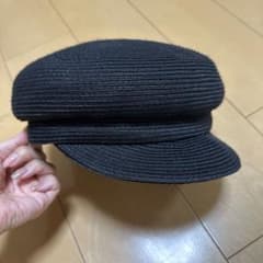milsa マリンキャップ　キャスケット　黒　57.5cmのサムネイル