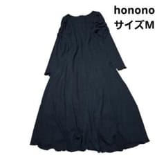 honono 2way 개더 슬리브 원피스 블랙 M