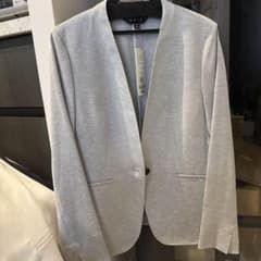 INDIVI グレー テーラードジャケット 38 (M)のサムネイル
