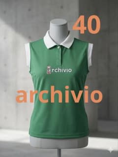 archivio アルチビオ ノースリーブ グリーン 40 レディース ゴルフ