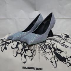 Paula Canovas Del Vas シルバー パンプス