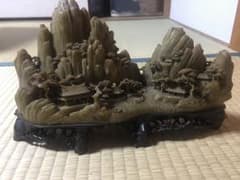 手作り 古美術 寿山石 骨董品 山形 置物のサムネイル