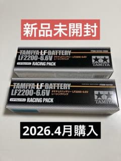 TAMIYA タミヤLF2200-6.6V バッテリー2本セット【新品】 タミヤ バッテリーと充電器シリーズ No.102 LF2200-6.6V レーシング
