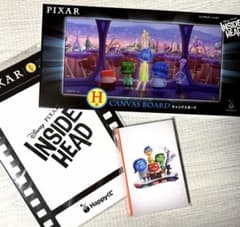 Happy 복권 H상 PIXAR 인사이드 헤드 캔버스 보드 I상 L상
