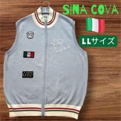 希少】SINA COVA（シナコバ）イタリアン マリンニットベスト LLサイズ