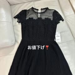ZARA BASIC 黒ワンピース　新品未使用のサムネイル