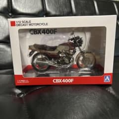 アオシマ スカイネット 1/12 ホンダ CBX400F パールキャンディレッド