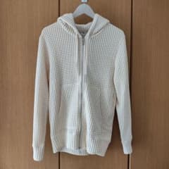 SEAGREEN ワッフルパーカー アイボリー - メルカリ