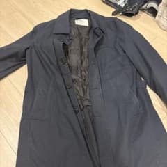 MHL. ステンカラーコート M ネイビー - メルカリ