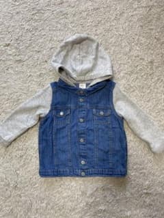 ✨美品✨H&M✨ベビー✨デニムパーカー✨80サイズ(日本サイズ80〜85相当)のサムネイル