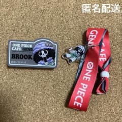ワンピース　コラボカフェ　ブルック　バンド　ネームバッジのサムネイル