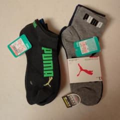 PUMA キッズ ソックス 3足セット 21-23cm