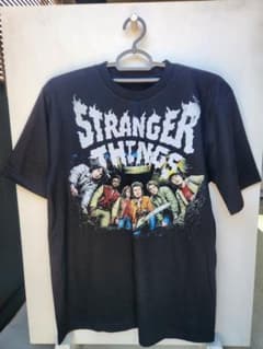 Stranger Things T 셔츠 블랙