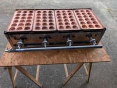 たこ焼き器　LPガス　銅板　業務用のサムネイル