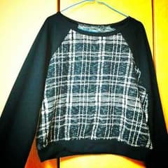 お値下げ中♡異素材トップス♡のサムネイル