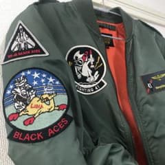 あいす様専用：5日まで AVIREX MA-1 フライトジャケットのサムネイル