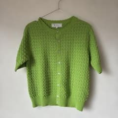 ROPÉ PICNIC 半袖カーディガン グリーン 38のサムネイル