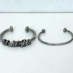 格安❗️】ソワリー Soierie Coil bangle シルバー バングル - メルカリ