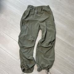 カーキ ワークパンツ ドローコード仕様のサムネイル