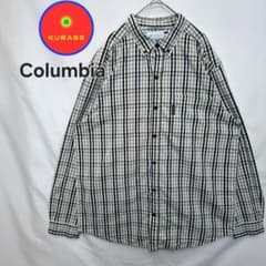 【美品】Columbia　チェック柄　コロンビア　アウトドアシャツ