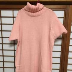 【値下げ】PUNYUS ハイネック半袖セーターのサムネイル