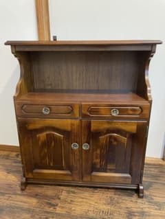 karimoku カリモク コロニアル 電話台 レトロ アンティーク - メルカリ