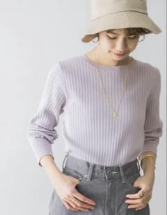 URBAN RESEARCH コンパクトリブニット 長袖のサムネイル