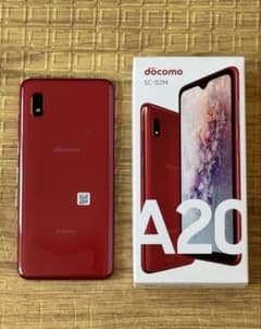 Galaxy A20 SC-02M レッド 32G 利用制限○ 初期化済 - メルカリ