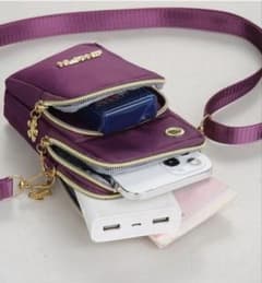 ♥新品♥スマホショルダーバッグ♥ 紫 パーパルのサムネイル