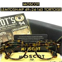 極美品】日本限定 モスコット レムトッシュ 49 tortoiseクリアレンズ