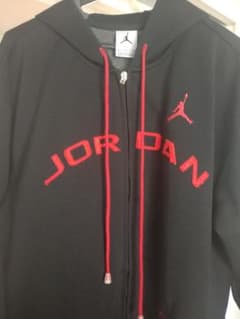 JORDAN ジップアップパーカー ブラック Lのサムネイル