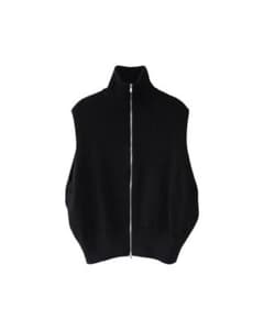 OVERSIZED HIGH NECK DRIVERS KNIT VESTのサムネイル