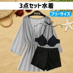 体型カバー ビキニ 水着 シアー 羽織 ラッシュガード バストアップ ビーチ 海のサムネイル