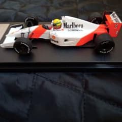 アイルトンセナ/ミニチャンプス1/43マクラーレンホンダMP4/7マルボロ