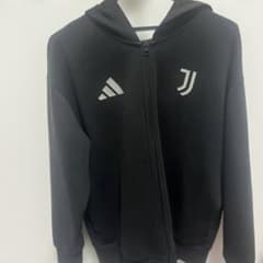 ポ*ー様 Juventus adidas フルジップパーカー ブラックのサムネイル
