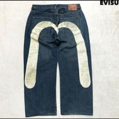 EVISU バギーデニム Lot.2001 ワイド バギー W36×L32のサムネイル