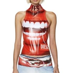 Diesel T-FINSI コーティング タンクトップ - メルカリ