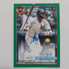 ジャズ・チザムjr直筆サインカード1/1 Jazz Chisholm Jr. on card auto直書サインTopps - メルカリ