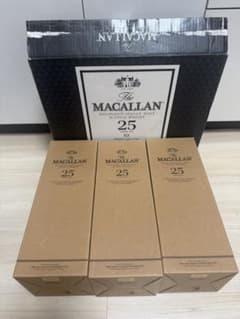 The MACALLAN 25年 空瓶 空箱 3本セット - メルカリ