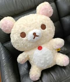 로즈 보아 봉제 인형 XL 프리미엄 코리락쿠마 봉제인형