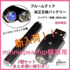 〈新入荷！〉プルームテック 互換 バッテリー USB充電器付き 保証付きのサムネイル