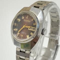 CITIZEN】シチズン 自動巻き 28800 デイデイト ブラウン文字盤 - メルカリ