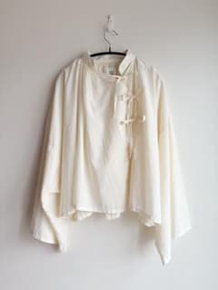 美品 outil ラバリジャケット風なブラウス ウティ - メルカリ