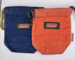 Coleman コーデュロイ 巾着 2点セットのサムネイル