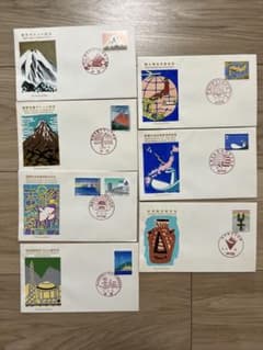 【まとめ売】東京サミットなど記念切手 初日カバー FDC 7枚セットのサムネイル