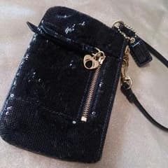★☆COACH★キラキラ☆スパンコールミニポーチ☆★のサムネイル