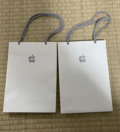 Apple 紙袋 2個セットのサムネイル