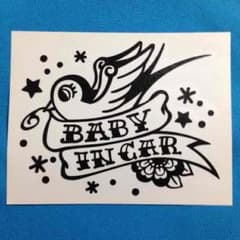 baby in car ベイビーインカー オリジナルカッティングシートのサムネイル