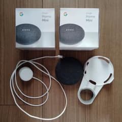 Google Home Mini グーグルホームミニ　2台セット　(1台新品)のサムネイル