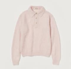BRUSHED SUPER KID MOHAIR KNIT POLOのサムネイル